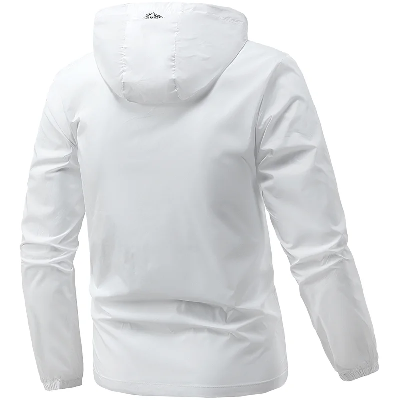 단색 후드 지퍼 포켓 캐주얼 루즈 스타일리시 재킷 탑