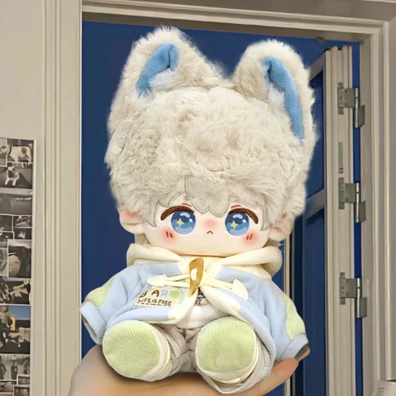 Aster Cotton Plush Doll 20cm Kawaii Game Character Soft Stuffed Toy Girl Gift Collectible Keychain Bag Charm