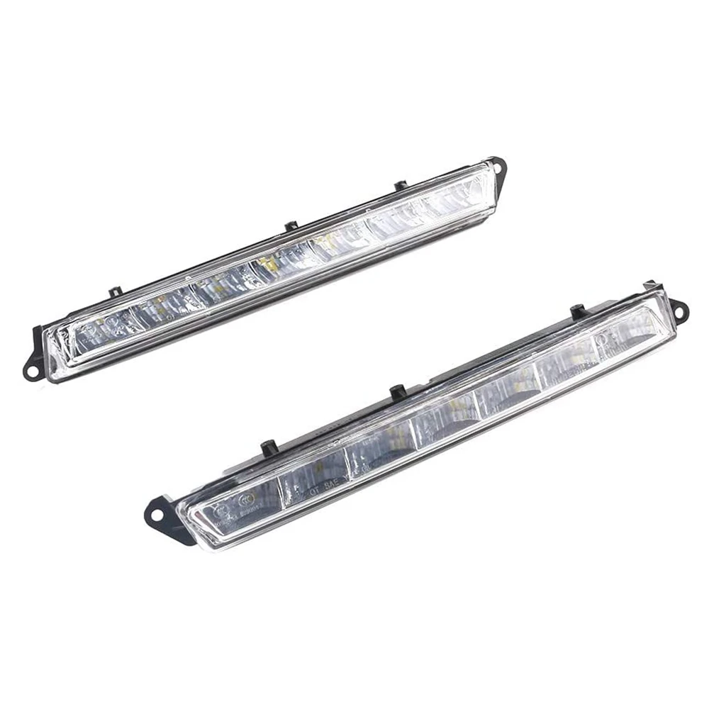 1 Pair LED Daytime Running Light for Mercedes Benz X164 GL350 GL450 GL500 LED Fog DRL A1649060351 A1649060451