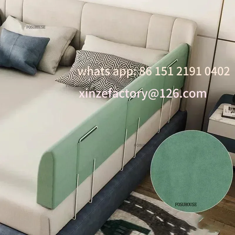 Sicurezza domestica personalizzabile in flanella per anziani, guide per letti, guide di protezione europee, anti-collisione di design per anziani, pelliccia per camera da letto nordica