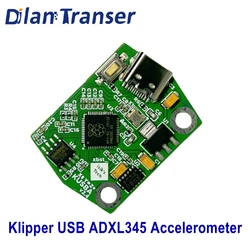 C klipper entrada shaper auto-calibração interface usb klipper usb adxl345 acelerômetro para impressora 3d klipper