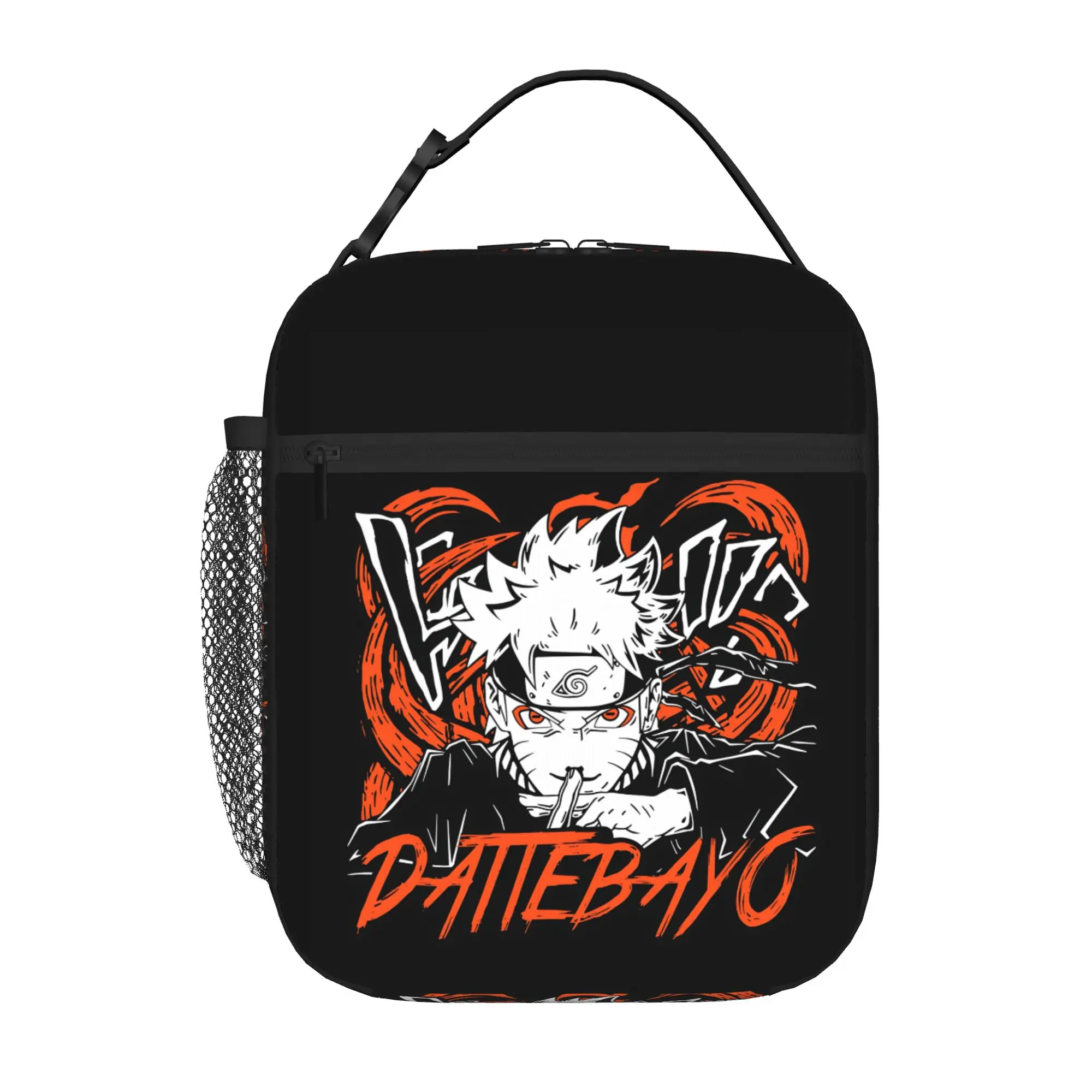 Naruto anime comic Insulated Lunch Bag Insulation Bento Pack Rice Bag  bolsa Student Bento Lunch Handbag Insulation