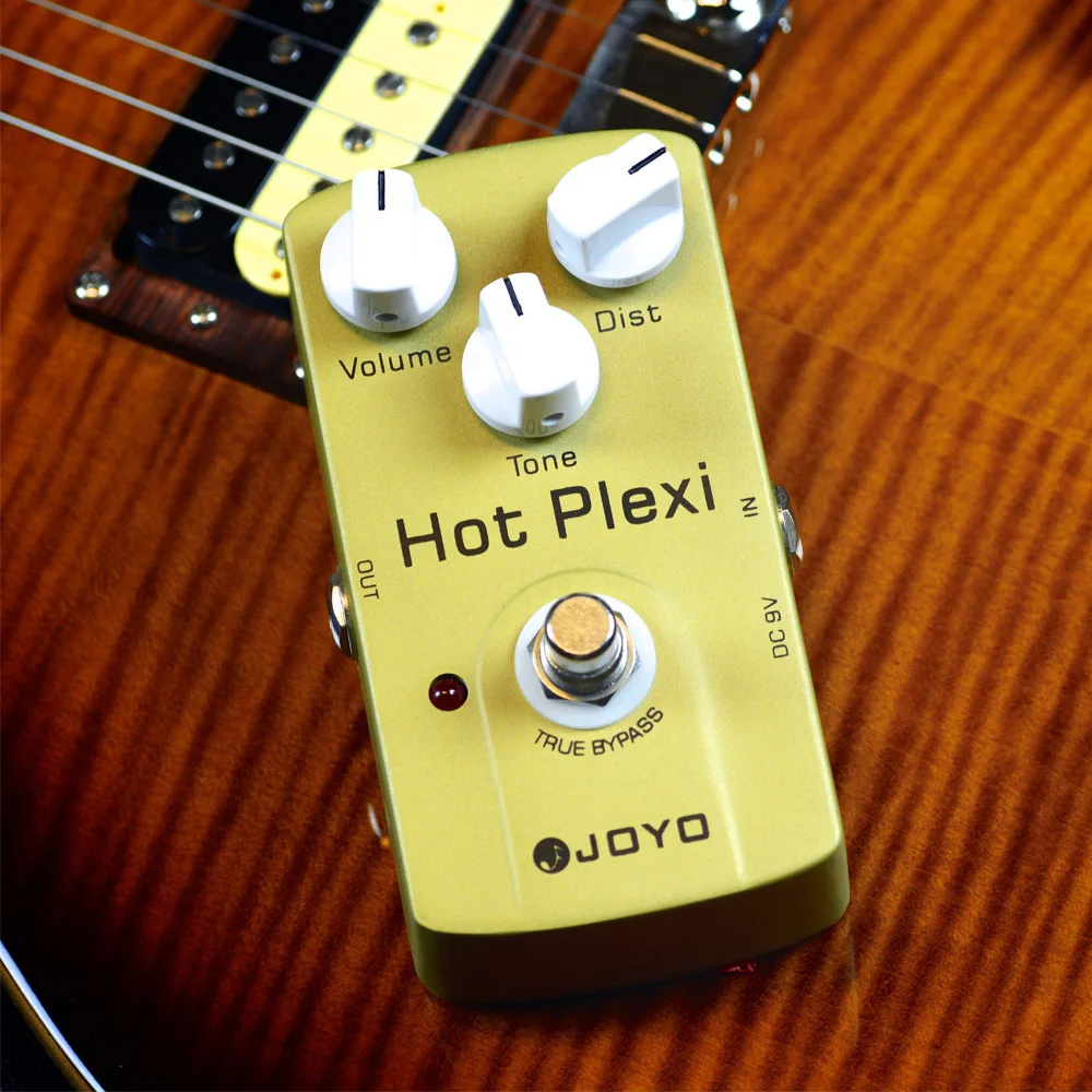 

JOYO JF-32 Hot Plexi Guitar Distortion Effect Pedal Amplifier Simulator Distortion Guitar Pedal Power & Crushing Tonal Response