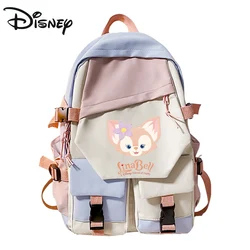 Disney Backpack Boys Girls Kawaii Lina Bell Cartoon Schoolbag Teenager Back To School Schoolbag Waterproof Laptop Bag Kids Gifts