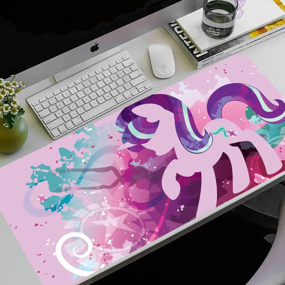 S-Stars G-Glittering C-Colorful P-Pony Mouse Pad Mouse Pad Gaming Mousepad Speed Desk Mat Laptop Gaming Mats For Office Carpet D