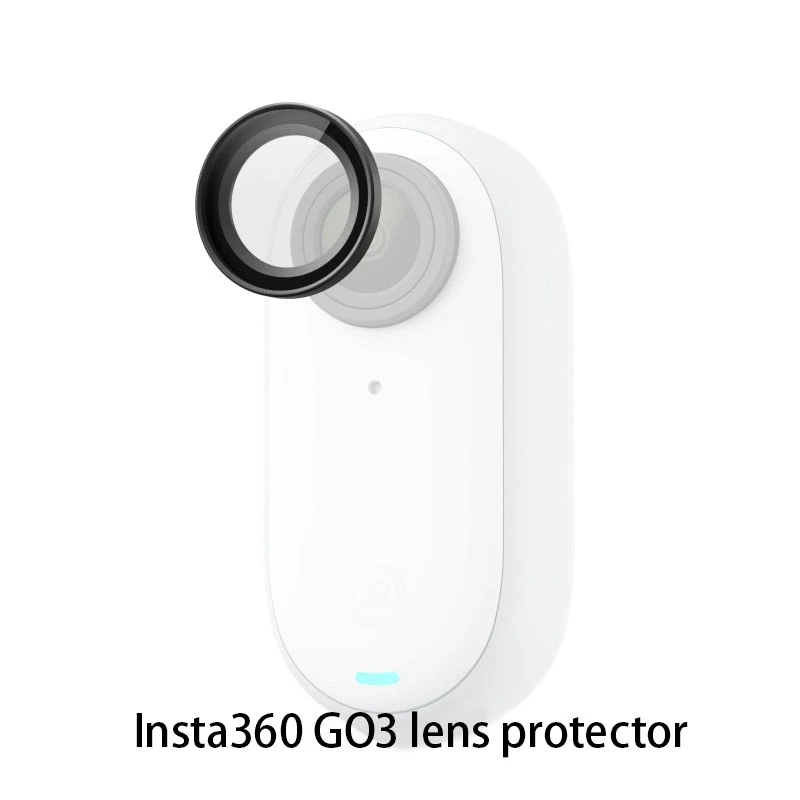 Per Insta360 GO 3 protezione dell'obiettivo a vite portatile antiappannamento multifunzione rivestimento traslucido accessori per lenti di protezione