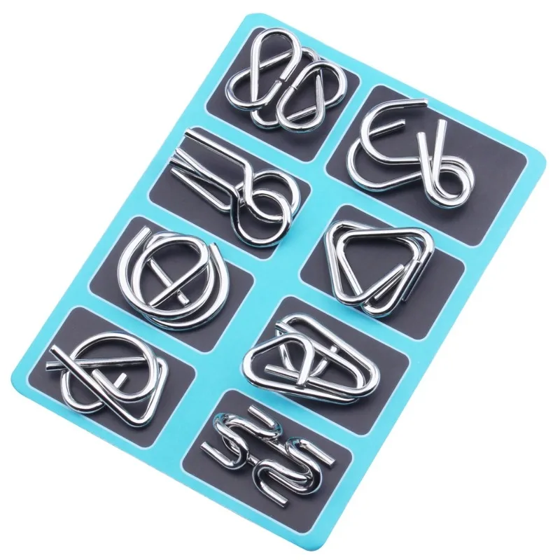Ensemble de 8 puzzles métalliq - Party Games Board Game avis et prix
