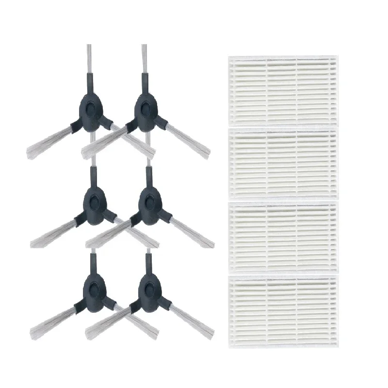 Vacuum Cleaner Hepa Filter Side Brush for Amibot Pure H2O BL608/PULSE H2O BL618 Robotic Vacuum Cleaner Parts Brush Replacement