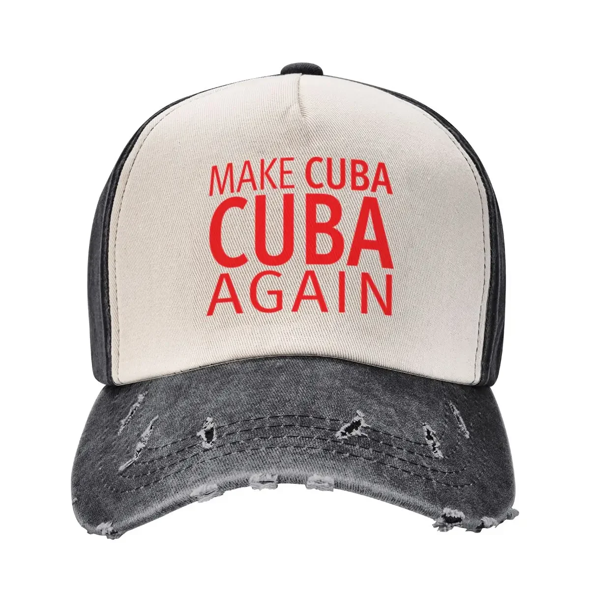 

Make Cuba Again - красная бейсболка Variant, пляжная шляпа, военная тактическая кепка, новая шляпа, женская и мужская