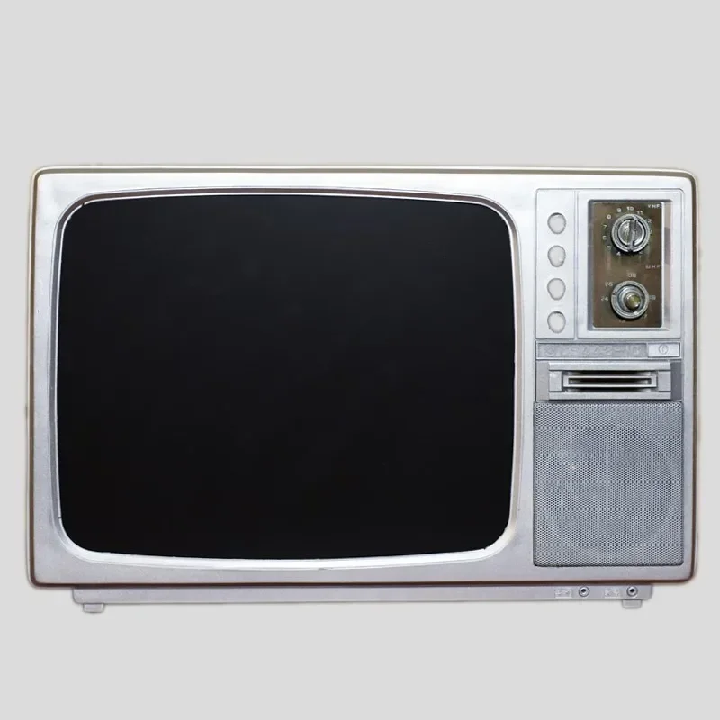 7080 vintage TV with LCD and USB playback for black, white, and color