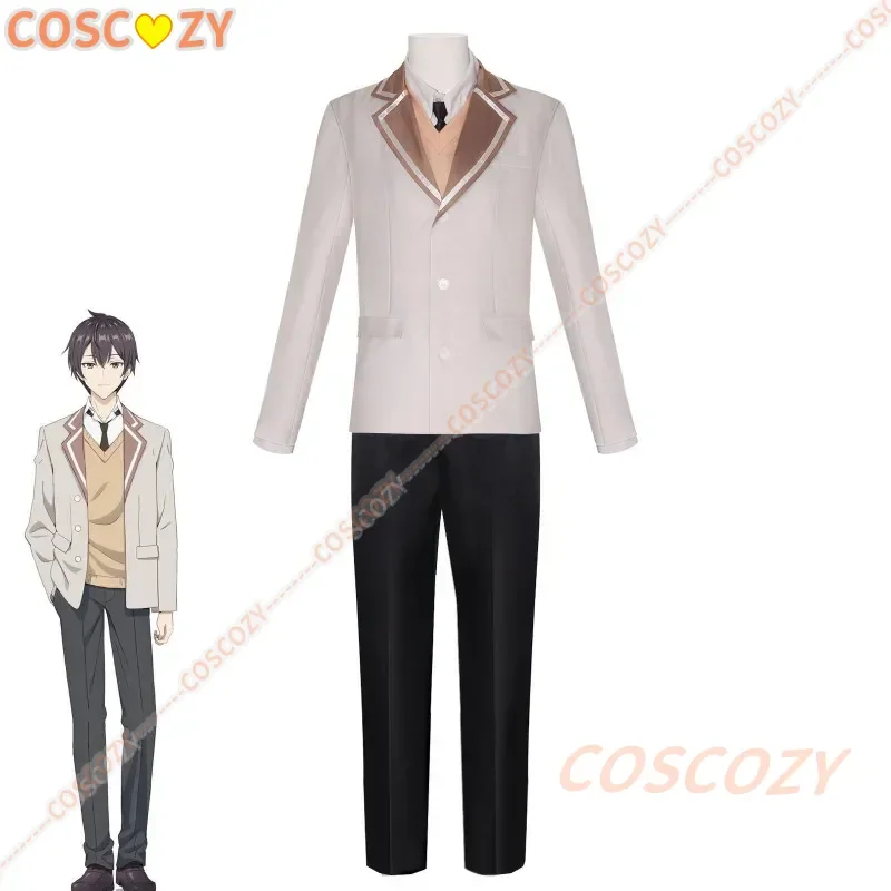 Anime Roshidere Masachika Kuze Cosplay Costume Wig Suit School Jacket Vest Alya Alisa Mikhailovna Kujou Halloween JK Uniforms