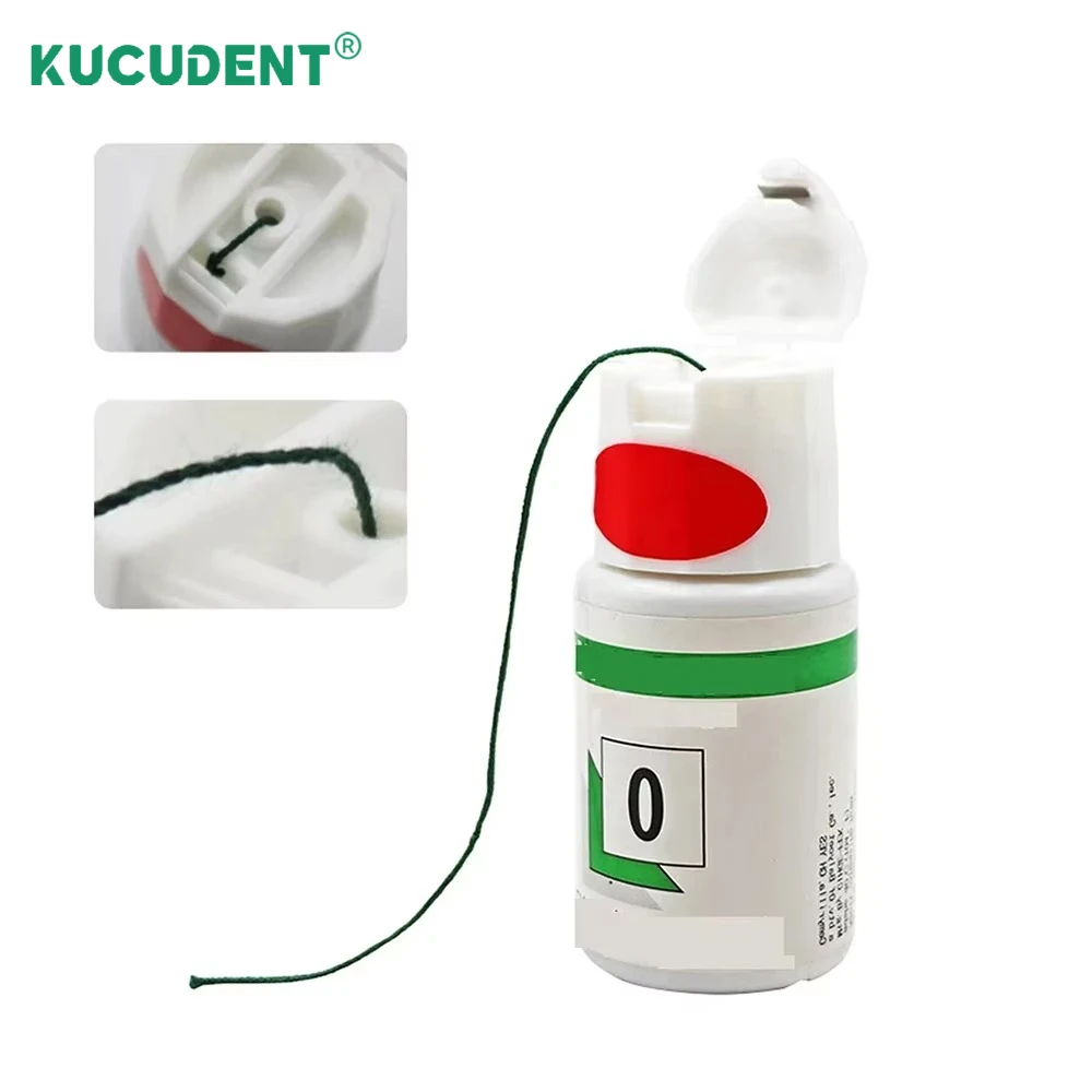 Dental Gingival Retraction Cord  Knitted Cotton Gum Line Sizes 0 00 000 Disposable Dentistry Consumable Thread Material