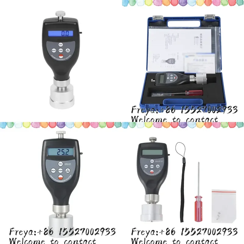 HT-6510T-10 Textile Hardness Tester Spools Winding Density Tester Indenter Ball Diameter 10mm Testing Range 10-90H