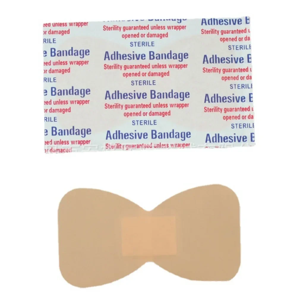 50pcs Large Shaped Butterfly Band-Aid Breathable Band-Aid Portable Finger Waterproof Bandage Aid Wound Dressing Medical Tape New