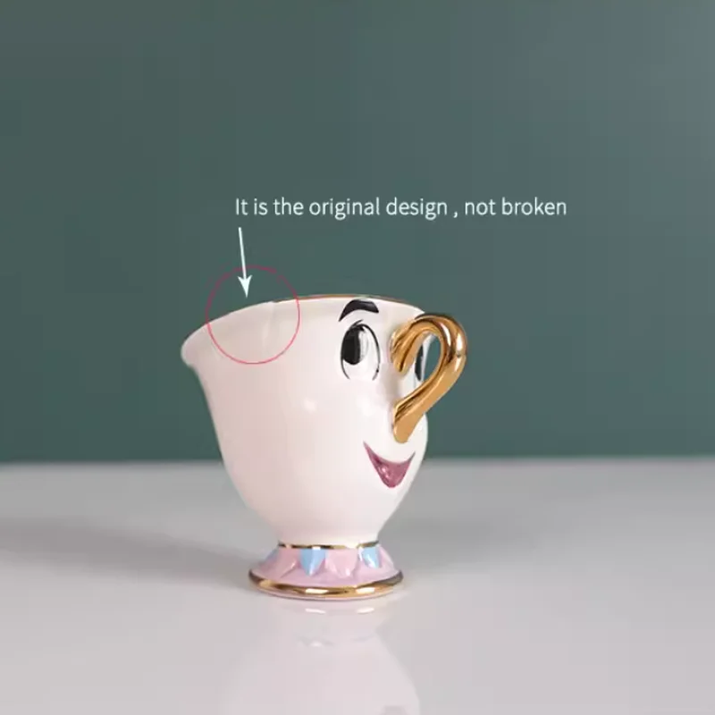 Cute Beauty And The Beast Teapot Cartoon Coffee Pots Mug Mrs Potts Chip Cup Tea Pots Tea Cup Set Home Decor Ornament Toys Gifts - view 6
