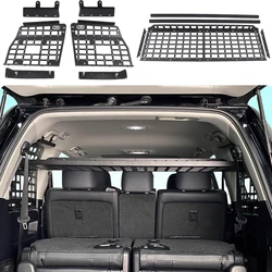 Rear Trunk Shelf Molle Panel Cargo Organizer Racks Fit for Toyota Land Cruiser LC200 J200 2008-2021 7 Seat