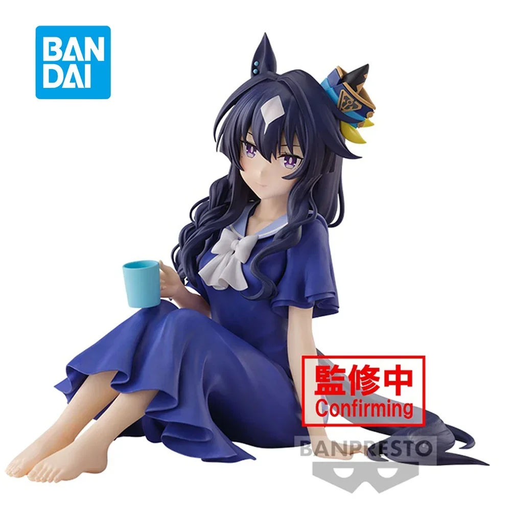 Original Bandai Relax Time Umamusume: Pretty Derby Season 3 Verxina Cheval Grand Kitasan Black Action Figure รวบรวมของเล่น