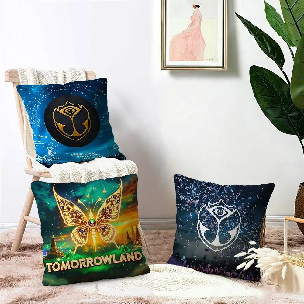 Tomorrowland Cushion Cover Pillow Cover Decor Pillowcase Printed Cushion Case for Couch