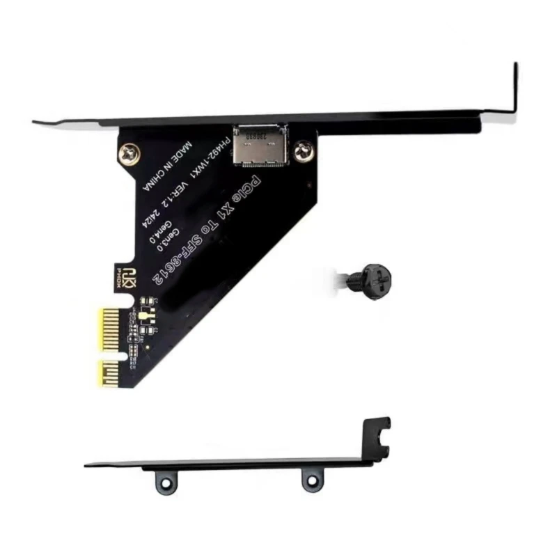 Oculink SFF 8612 Host Adapter for PCIe x4x1 SFF8639 SSDs Offering Fast Speed Data Transmission