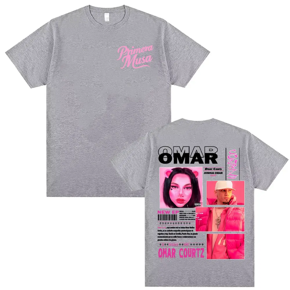 مغني الراب عمر كورتز بريميرا موسى 2025 الجرافيك تي شيرت للرجال ريترو 90s الهيب هوب القوطية تي شيرت الصيف