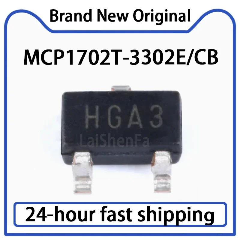 20PCS MCP1702T-3302…