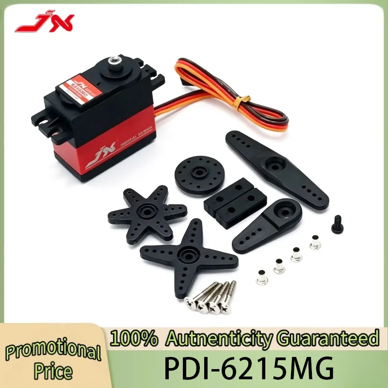 JX Servo PDI-6215MG 15kg·cm Compact Digital Servo Titanium Gears IP67, for Surgical Robots/Precision Automation/RC Rock Crawlers