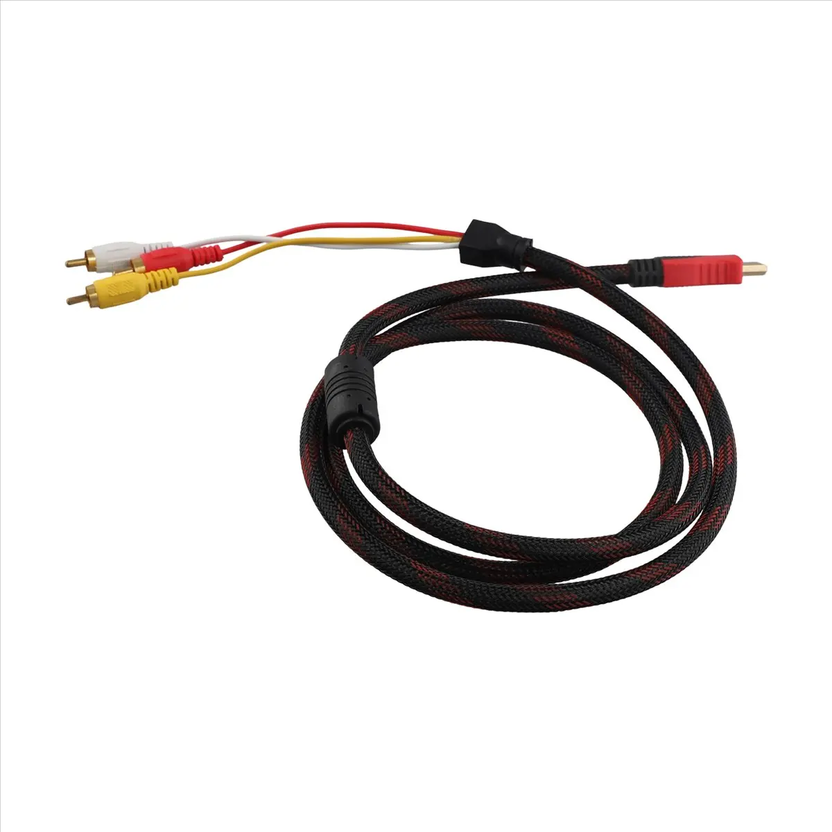 

Кабель-адаптер HDMI на 3 RCA (5 футов) для HDTV, конвертер видео и аудио