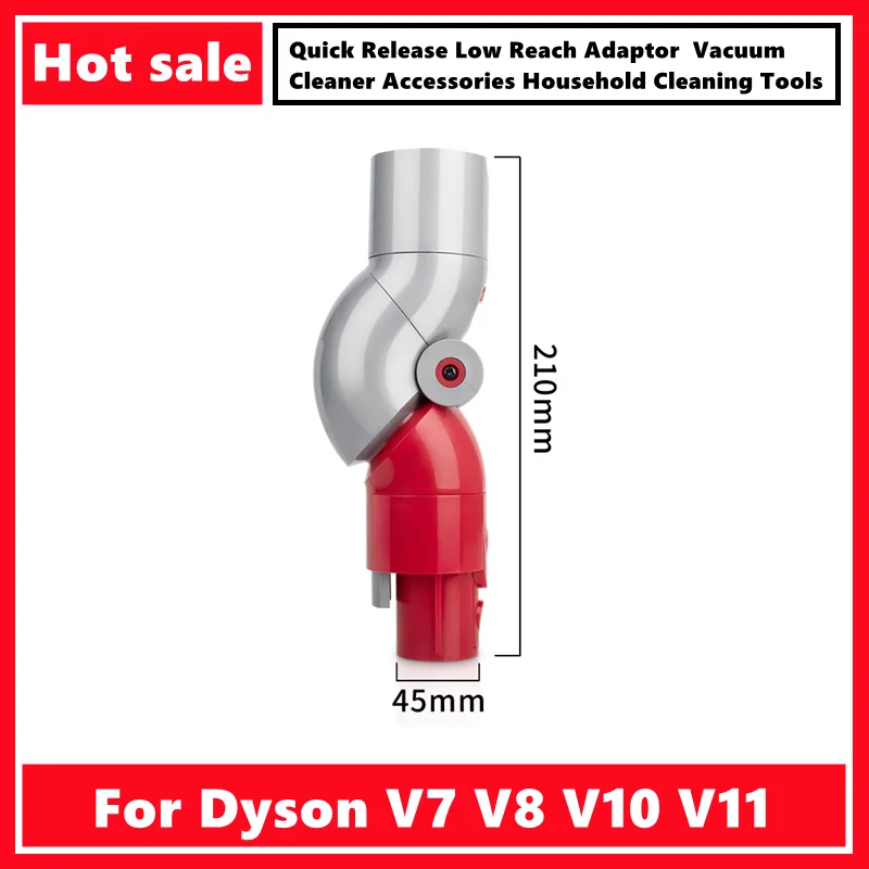 Adaptor For Dyson V7 V8 V10 V11 Quick Release Low Reach Adaptor 970790-01 Vacuum Cleaner Accessories Household Cleaning Tools