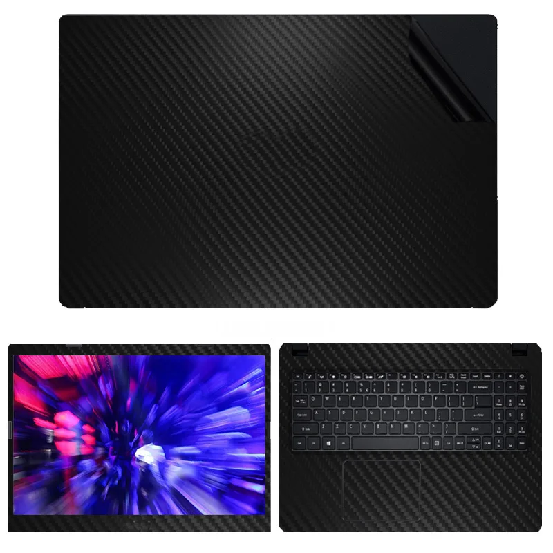 Special Carbon fiber Vinyl Laptop Sticker Skin Decals Protector Cover for ACER EX215-51G 15