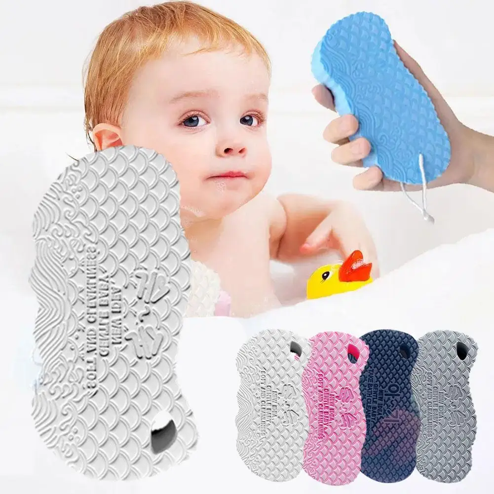 3d Magic Children Bath Sponge Body Exfoliating Dead Cleaning Massager Brushes Sponge Sponge Artifact Peeling Shower Skin G5j0