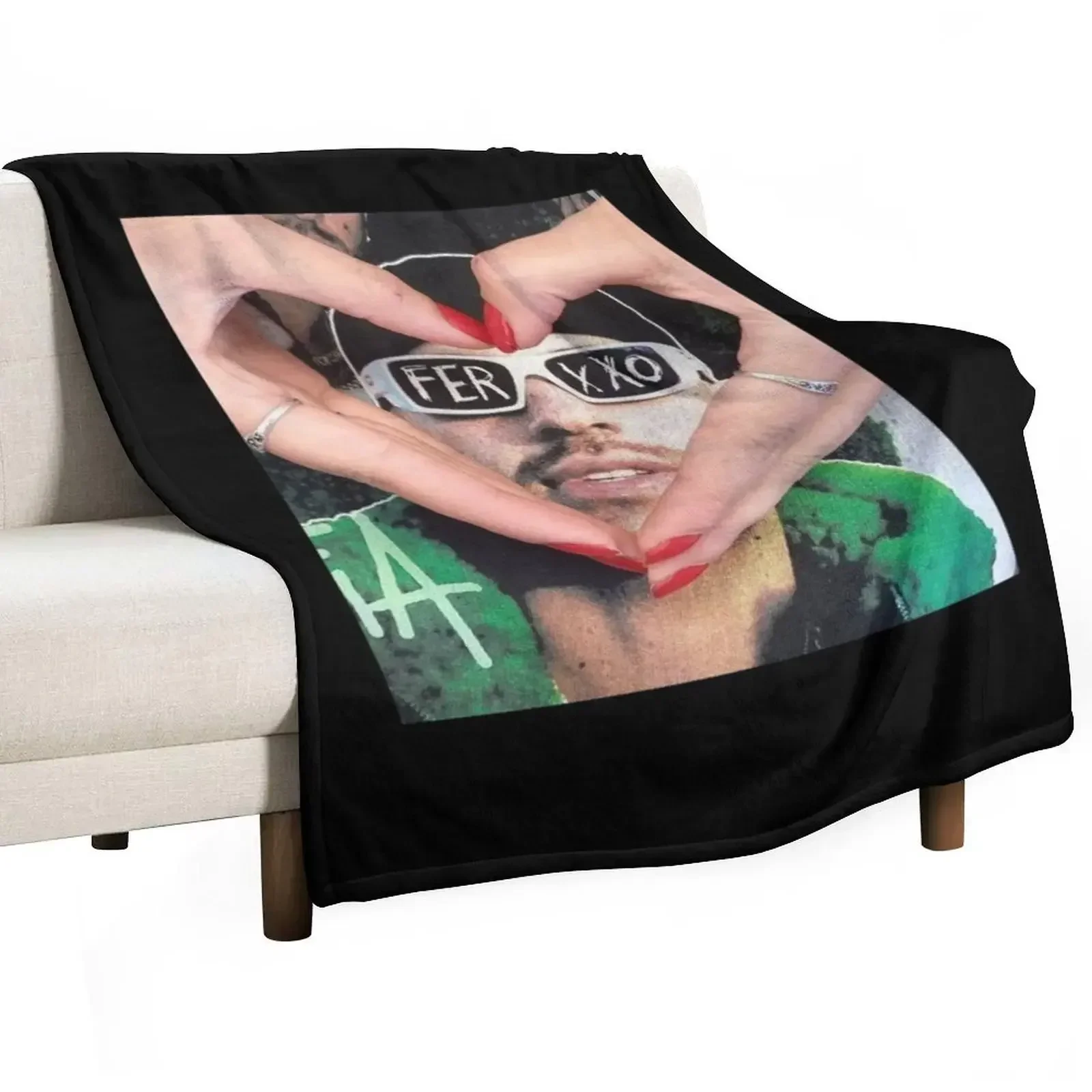 

Ferxxo glasses logo Throw Blanket cosplay anime Flannels Multi-Purpose blankets ands Blankets