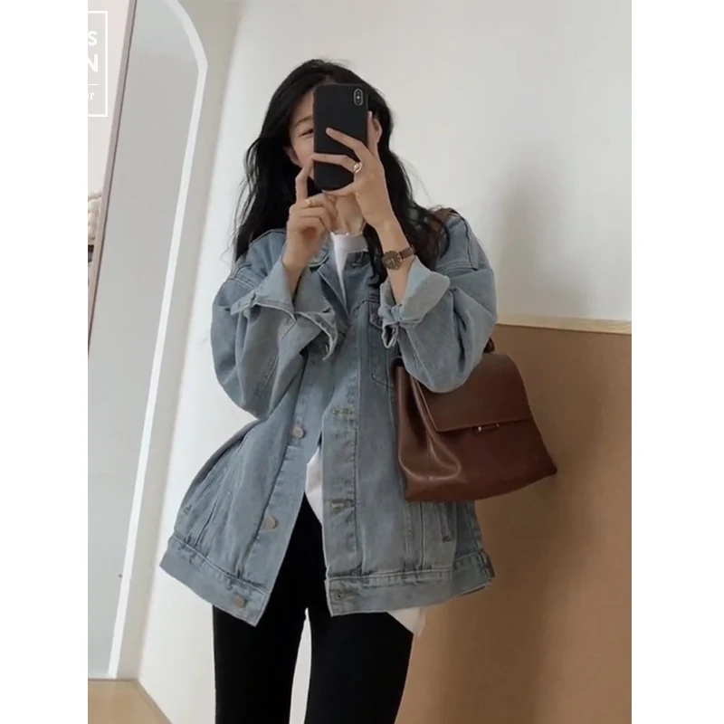 

Woman Denim Jackets Romantic Womenswear Plain Colorblock Cowgirl Non-Slit Waist-Cinched Highstreet Fringe Snap-Button Decorate