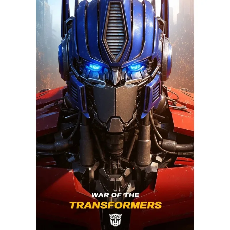 Movie Transformers Canvas Decorative Painting Poster Cybertron Science Fiction Optimus Prime Pattern Printing Room Holiday Gift