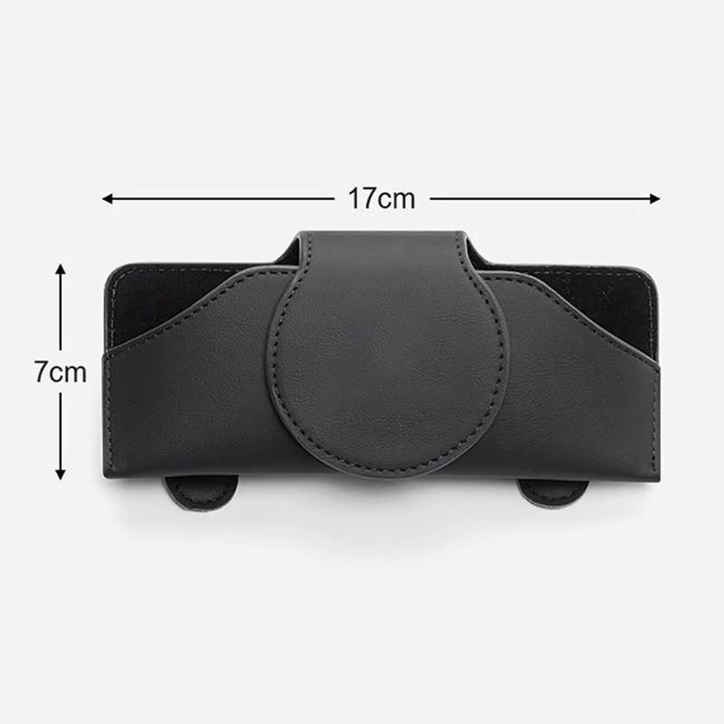 Car Glasses Case Sunglasses Storage Box Clip For Land Rover Sport Range Rover Velar Freelander Defender Evoque Auto Accessories