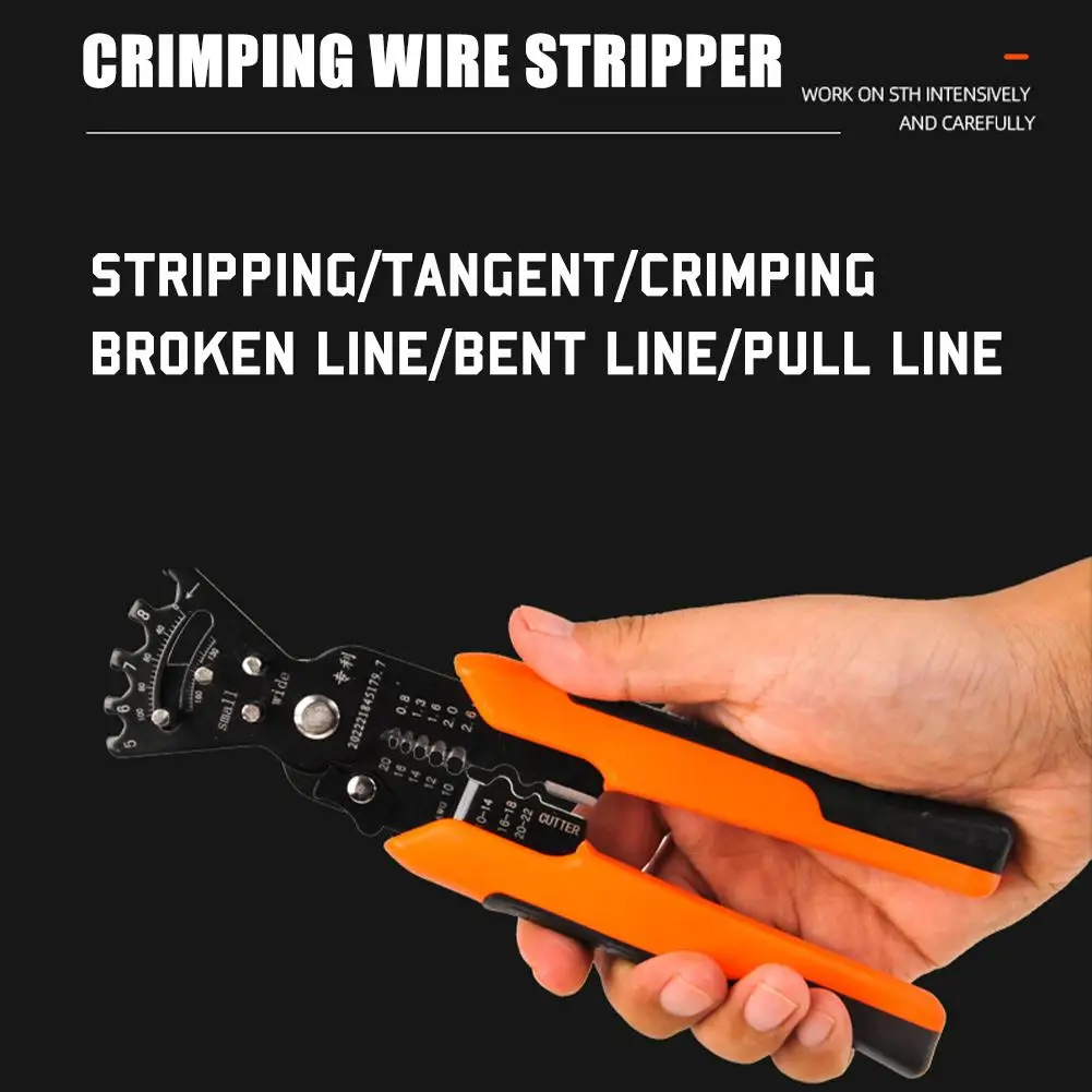 HILIXUN Five-in-one multi-function wire bending and wire stripping pliers Special for electricians