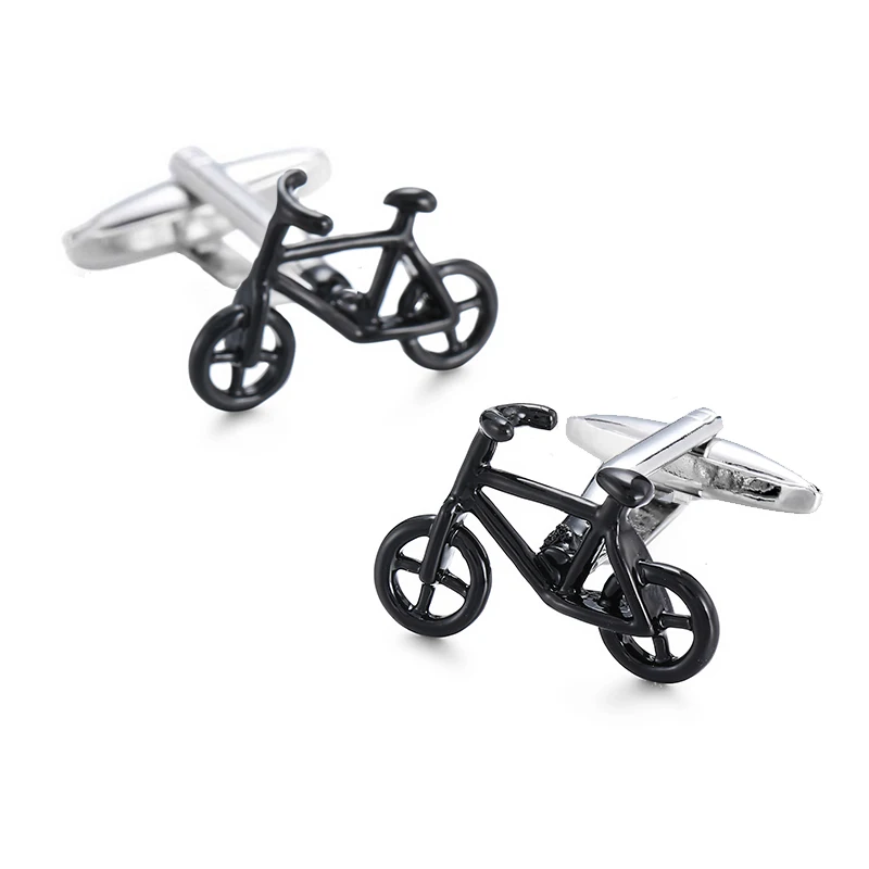 Men\'s French shirt cufflinks copper material for bicycles motorcycles racing boats airplanes Fashion brand French cuffs buttons