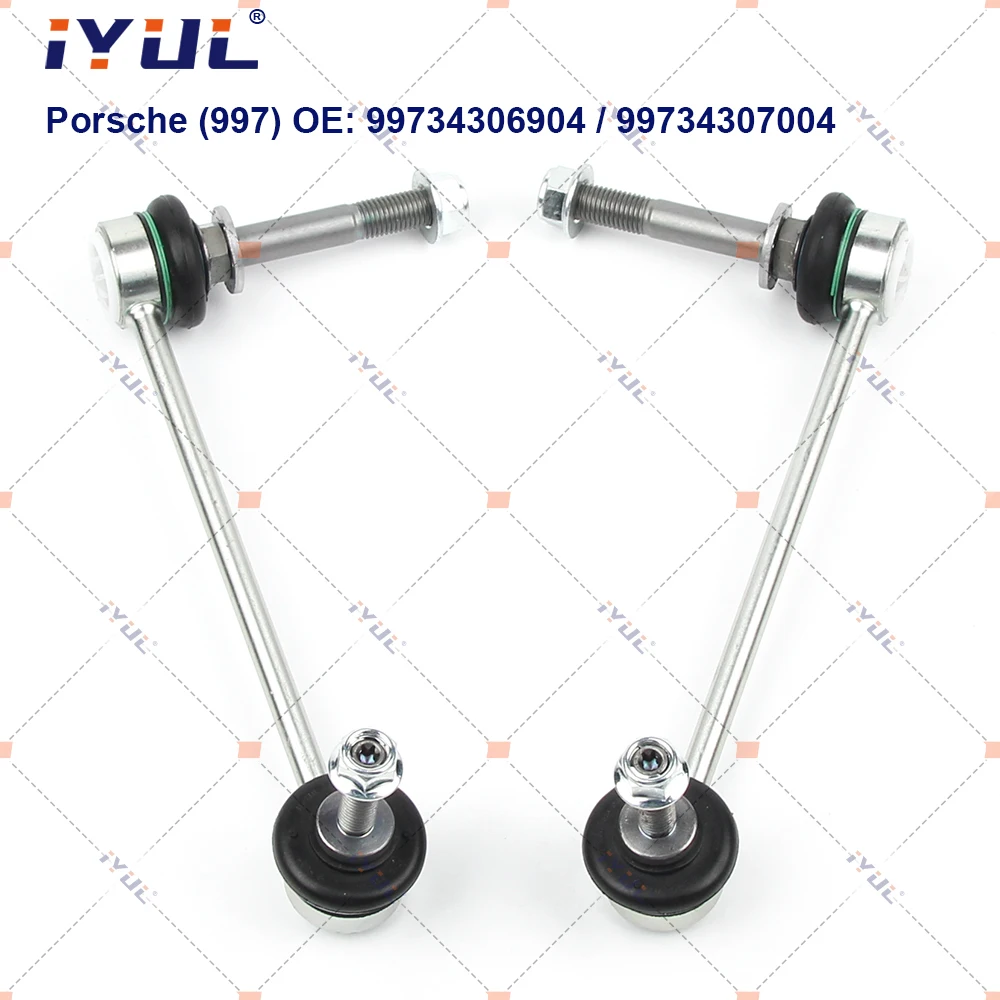 

A Pair Front Axle Sway Bar End Stabilizer Link Ball Joint For Porsche 997 987 911 Convertible Targa BOXSTER Spyder CAYMAN