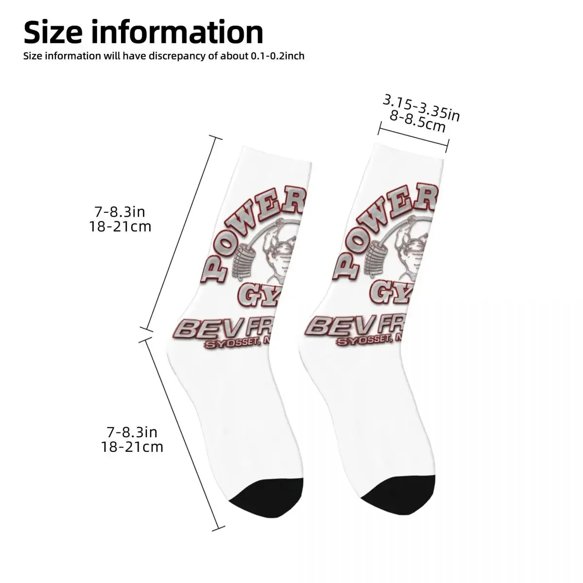 Powerhouse Gym Motivation Socks Harajuku Super Soft Stockings All Season Long Socks Accessories for Unisex Birthday Present