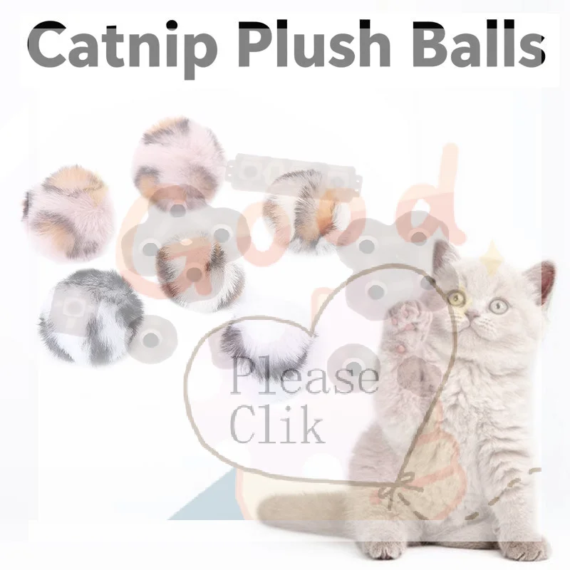 【HG】5PCS Leopard Print Plush Catnip Balls Soft Interactive Toy Balls For Cats Dogs Self‑Play Relieve Boredom Improve Emotions