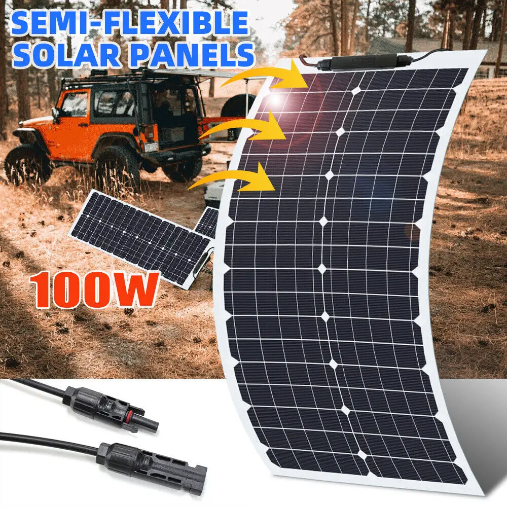 YARFRE Flexible Solar Panel 100w 150w 160w 180w 200w 250w 300w 350w 400w 500w 1000w Monocrystalline PV Thin Film