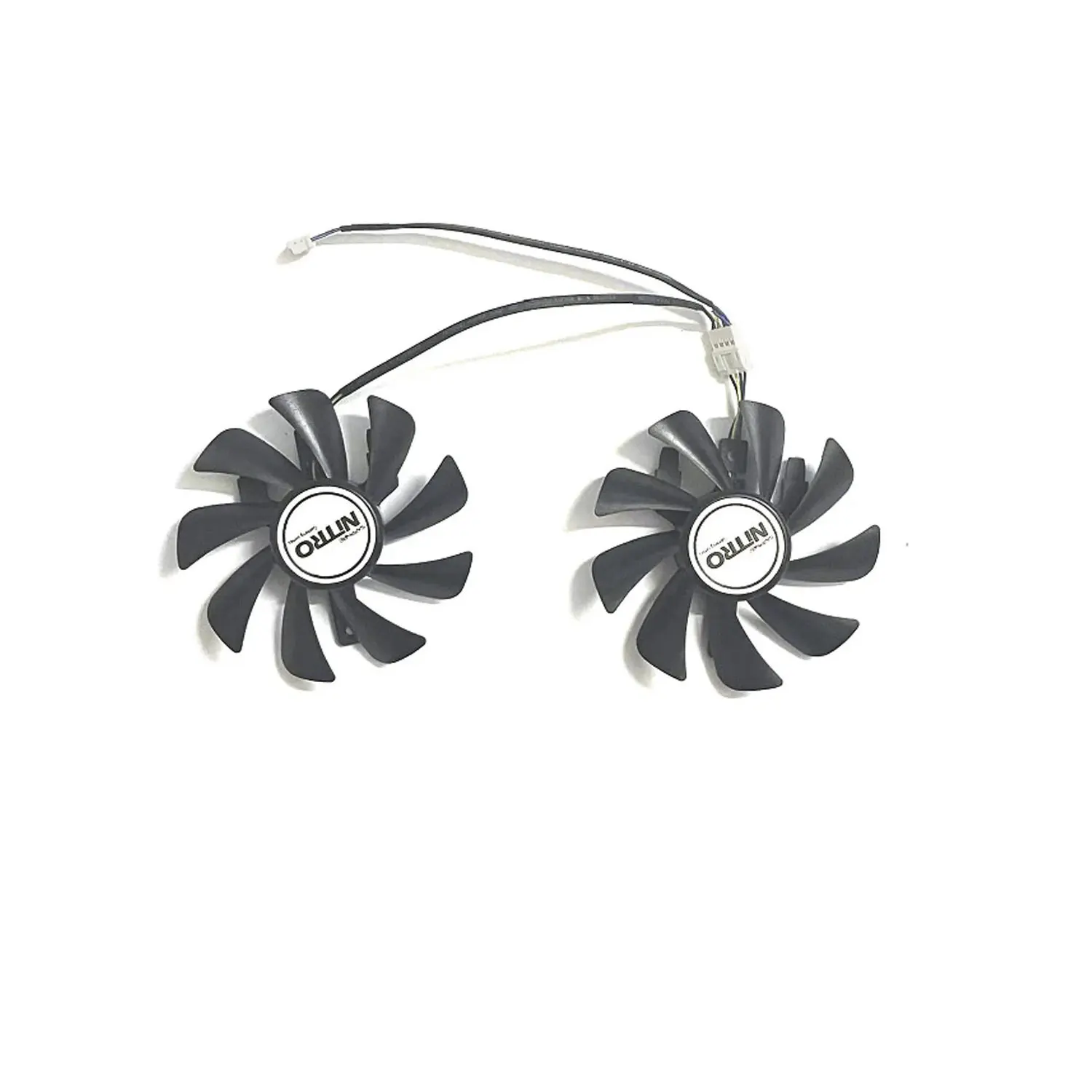 2 FAN Brand new DIY GPU fan 4PIN 85MM FDC10H12S9-C suitable for Sapphire R9 370X 370 R7 350 Ultra Platinum graphics card