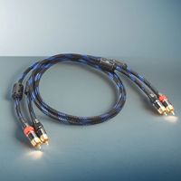 Hi-Fi RCA Cable High Quality 4N OFC HIFI 2RCA-2RCA Male to Male Audio Cablemain core independent shielding One pair