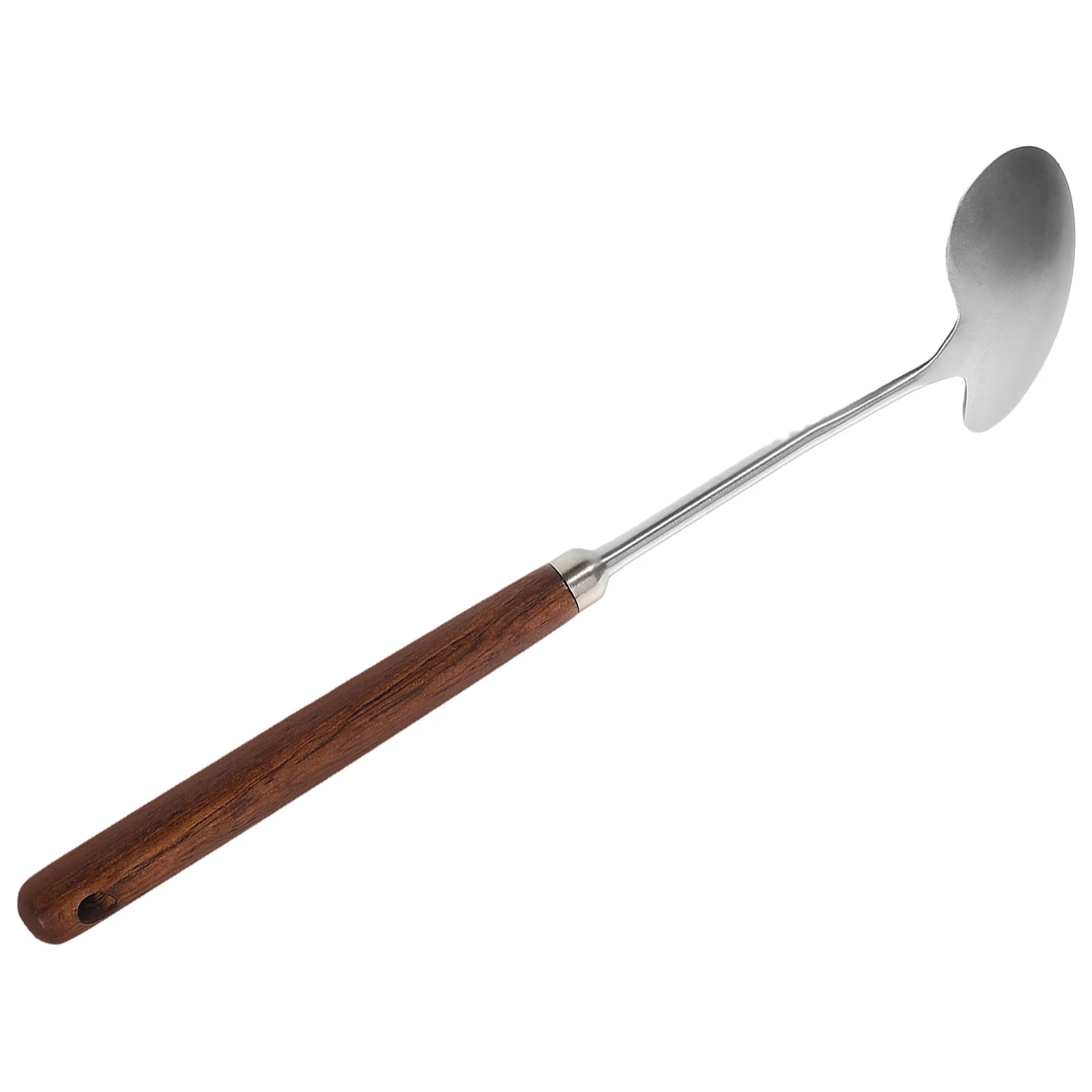 

Mushroom Stir Fry Wok Spatula Stainless Steel Wooden Handle Kitchen Cooking Utensil Portable Household Frying Tool