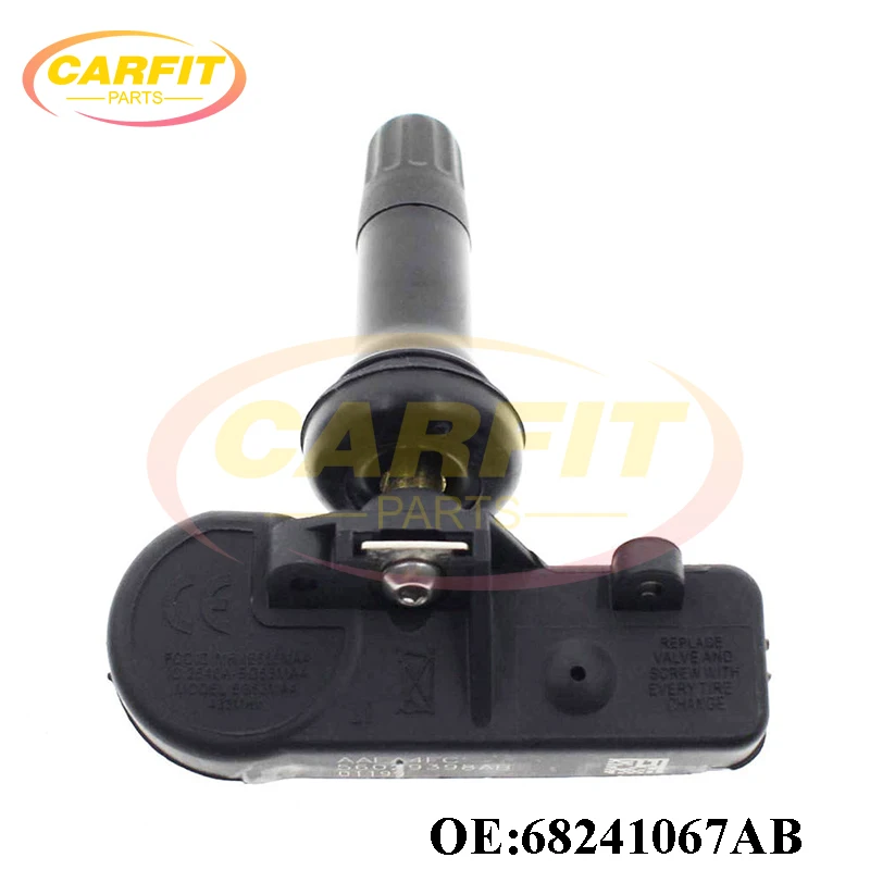 New OEM 68241067AB 56029398AB TPMS Tire Pressure Sensor For Chrysler Town & Country Dodge Ram Jeep Wrangler Fiat 500 Auto Parts