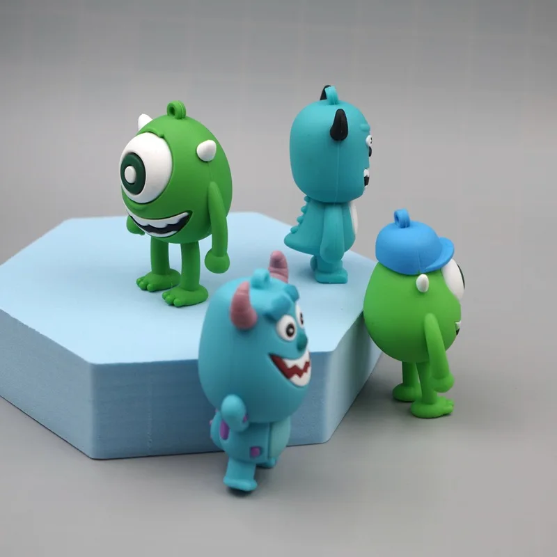 Disney Monsters Inc. Mike Wazowski Sullivan Anime Kawaii figurka duży potwór kolekcjonerski DIY ozdoba lalka prezent