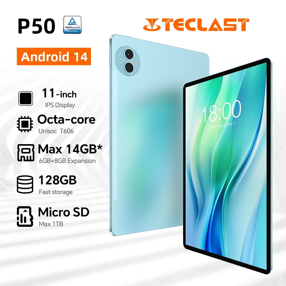 Teclast P50 Android 14 Tablet 11