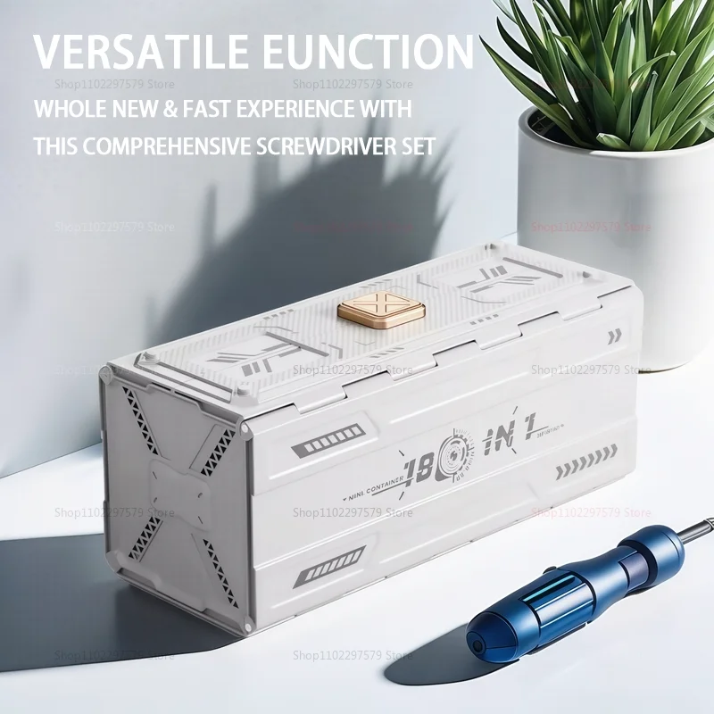 1 مجموعة مفك كهربائي دقيق مفك مغناطيسي لاسلكي صندوق أدوات إصلاح كهربائي لنظارات آيفون الكمبيوتر #1