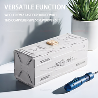 1 Precision Electric Screwdriver Set Cordless Magnetic Screwdriver Electric Repair Tool Box for PC iPhone Glasses
