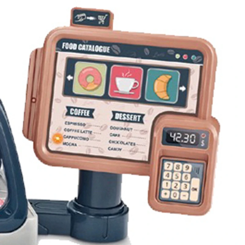 Kids Coffee Maker Toy Set Accessories 40 Pieces Toy Coffee Maker For Kids, Kids Kitchen Accessories Set, Ages 3+