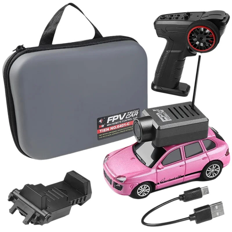 

XB-6401 FPV RC Car 1:64 с управлением через приложение Wi-Fi 720P FPV камера 2.4G комплект дистанционного управления FPV VTX Mini Racing Car